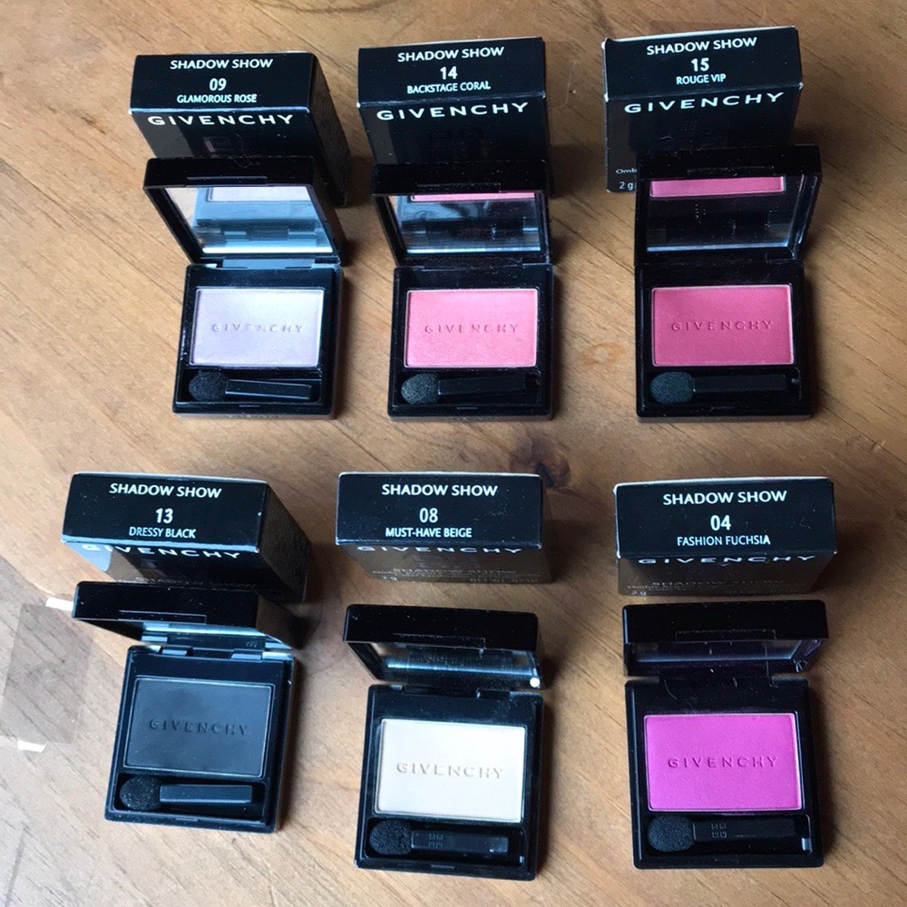 Givenchy bundle of 6 eyeshadows